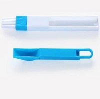 2 in 1 Multi-Function Plastic Window Slot Keyboard Wardrobe Dust Removal Cleaning Brush