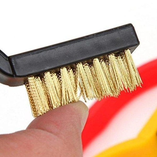 3 Pc Mini Wire Brush Set (Brass, Nylon, Stainless Steel Bristles)