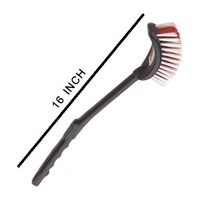(Out Stock) Single Side Bristle Plastic Toilet Cleaning Brush (Black Color)