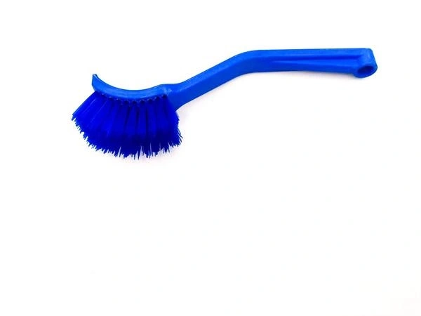 Plastic Wash Basin/Toilet Seat Cleaning Brush (Multicolour)