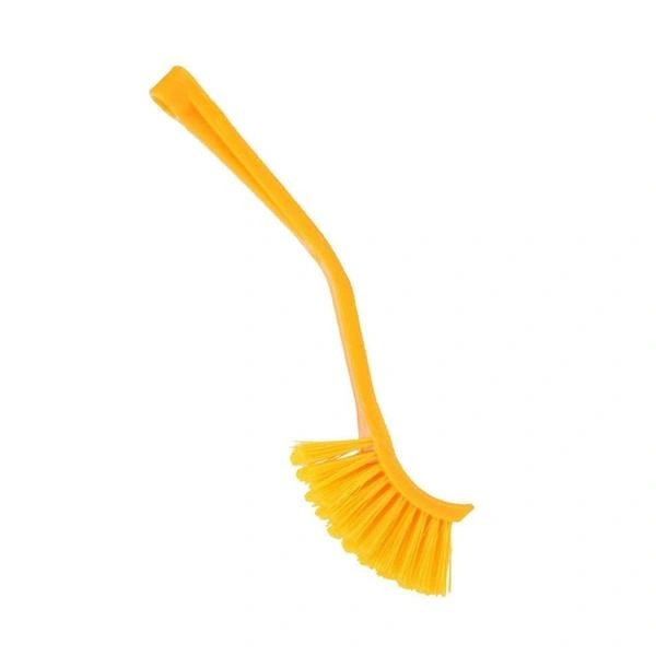 Plastic Wash Basin/Toilet Seat Cleaning Brush (Multicolour)
