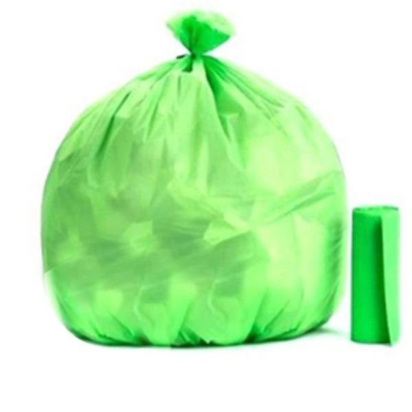 Bio-degradable Eco Friendly Garbage/Trash Bags Rolls (19" x 21") (Green) (Pack of 30)