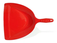 (Stock Out) Heavy Duty Plastic Dustpan with Handle Durable Lightweight Multi Surface Dust Pan