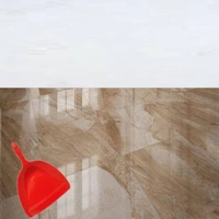 (Stock Out) Heavy Duty Plastic Dustpan with Handle Durable Lightweight Multi Surface Dust Pan