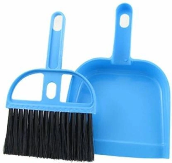 Mini Dustpan with Brush Broom Set for Multipurpose Cleaning (2 pcs)