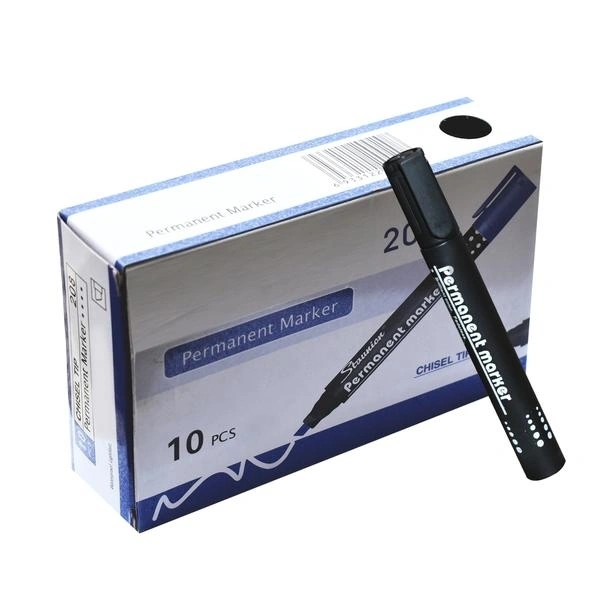 (STOCK OUT) Black Permanent Markers for White Board (Pack of 10)