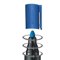 (STOCK OUT) Blue Permanent Markers for White Board (Pack Of 10)
