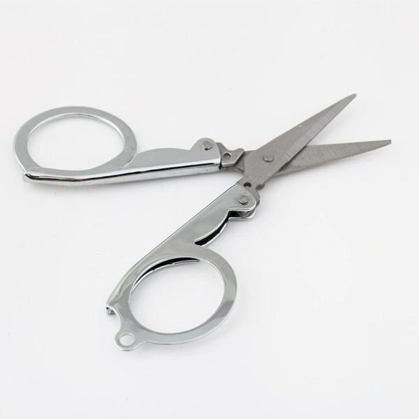 Small Size Folding Cutting Scissor for Paper Cutting, Eyebrow and Beard Trimming