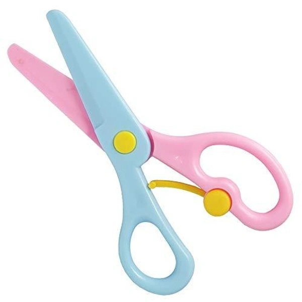 (Stock Out) Kids Handmade Plastic Safety Scissors Safety Scissors