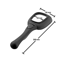 (STOCK OUT) Hand Held Optical Grade Magnifying Glass with 6 LED Lights
