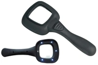 (STOCK OUT) Hand Held Optical Grade Magnifying Glass with 6 LED Lights