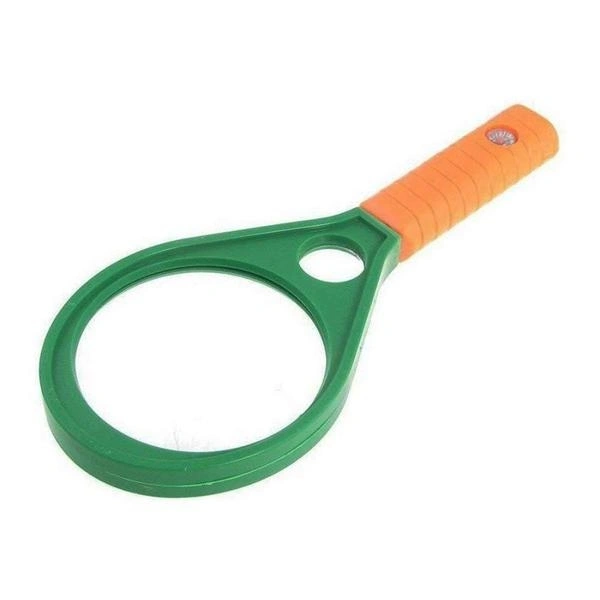 (Stock Out) Hand-Held Optical Grade Magnifying Glass with Compass (90mm)