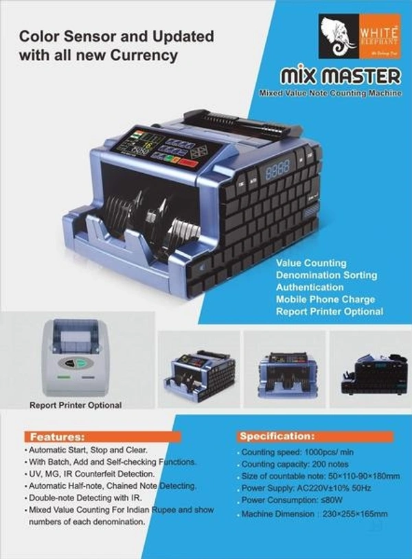 (Out of Stock) Multi Currency Counter Machine
