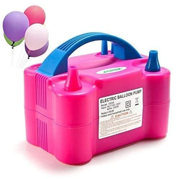 Portable Dual Nozzle Electric Balloon Blower Pump Inflator