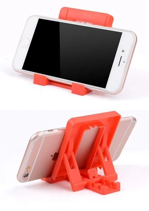Adjustable 4 Steps Foldable Mobile Stand Holder (1 pc) (no box)