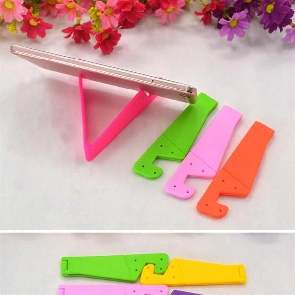 (Stock Out) Universal Phone Stand Foldable V Shape Mobile Mount Stand Holder Bracket (Random Color)
