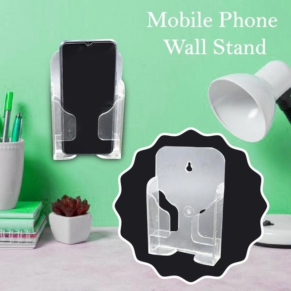 White Mobile Phone Wall Stand Mobile Holder for Smartphone Home