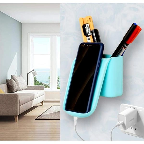  Wall mounted Mobile Stand with Multi Purpose Storage Case (Multicolour)