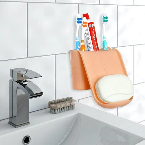  Wall mounted Mobile Stand with Multi Purpose Storage Case (Multicolour)