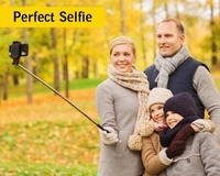 (Stock Out) Selfie Sticks with Aux Wire for All Smart Phones