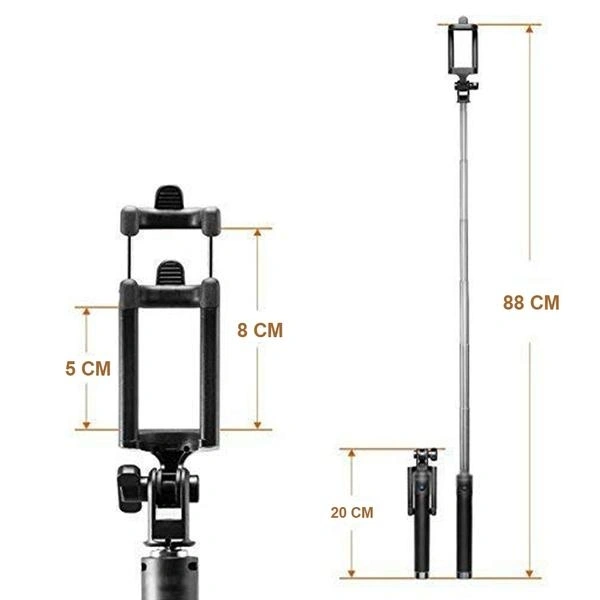 (Stock Out) Selfie Sticks with Aux Wire for All Smart Phones