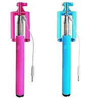 (Stock Out) Selfie Sticks with Aux Wire for All Smart Phones