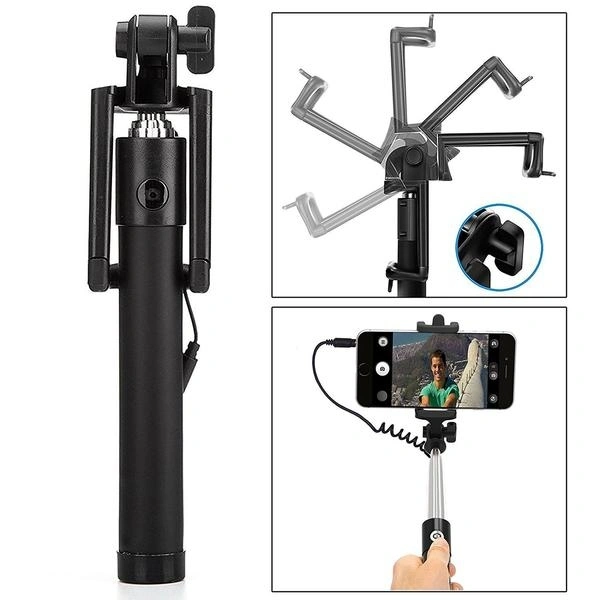 (Stock Out) Selfie Sticks Box with Aux Wire for All Smart Phones
