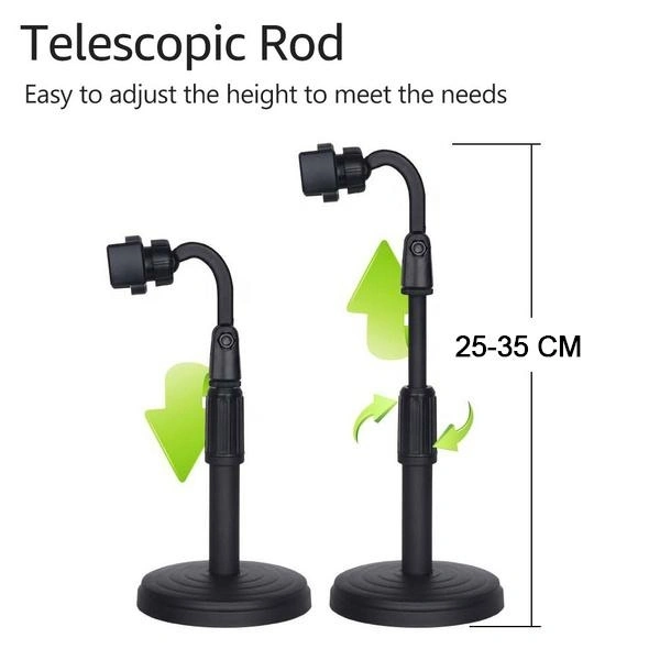 Microphone Stand Holder Mount Portable Lightweight