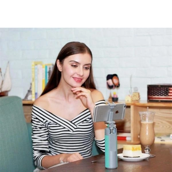 (Stock Out) 4 In 1 Selfie Stick with Bluetooth Speaker & Power Bank