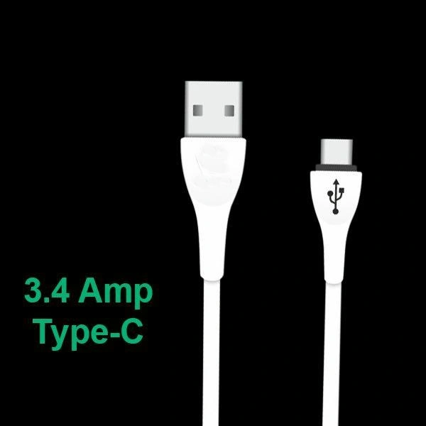 (Stock Out) Premium 3.4 Amp Fast Charging 1 m USB Type-C Cable