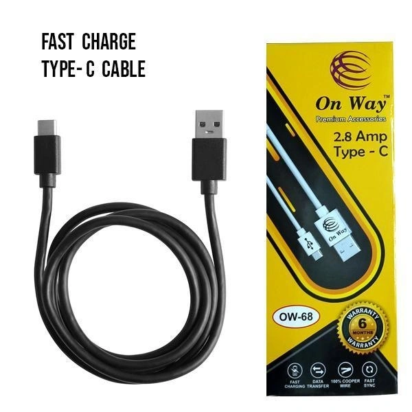 (Stock Out) Regular USB Type-C Cable 2.8 Amp Fast Charging Cabel