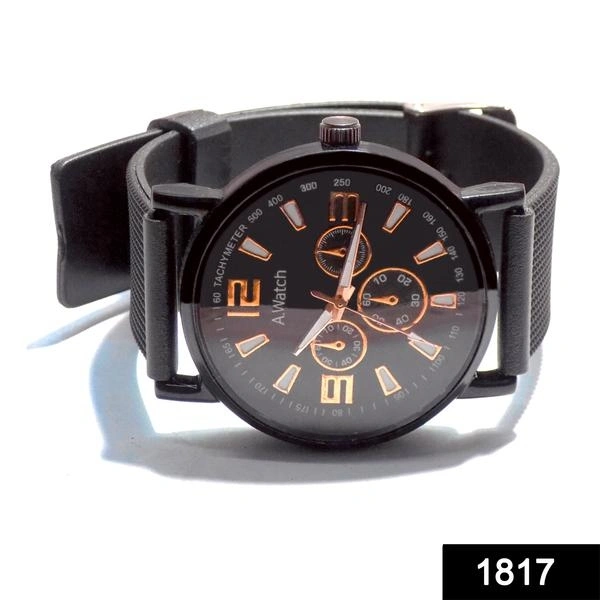 1817 Unique & Premium Analogue Stylish Watch With Silicon Wrist Band