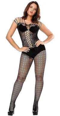 1486 Women Mesh bodystocking Lingerie Fishnet Dresses Fishnet Bodysuits