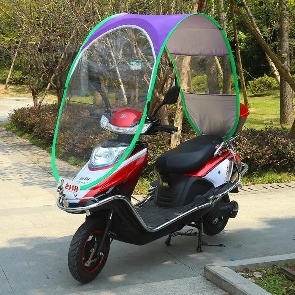 1658 Universal Bike and Scooter Umbrella Canopy - ⛔ut of Stock