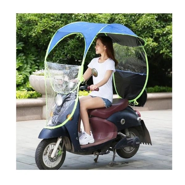 Bike Roof Cover Electric Bike Umbrella Bike Rain Cover While