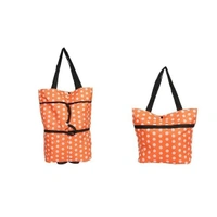 1652 Folding Cart Bags Trolley Shopping Bag For Travel Luggage - 
