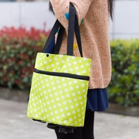 1652 Folding Cart Bags Trolley Shopping Bag For Travel Luggage - 