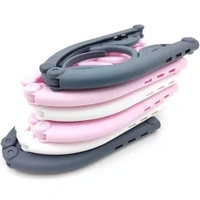 1432P Portable & Foldable Multicolor Plastic Hangers(Set Of 5)