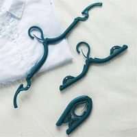 1432L Portable & Foldable Multicolor Plastic Hangers(Set Of 12)
