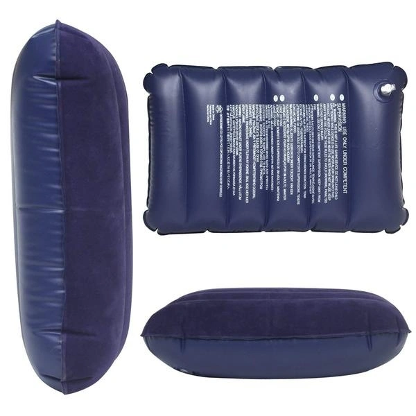 0510 Velvet Air Inflatable Travel Pillow (Blue)