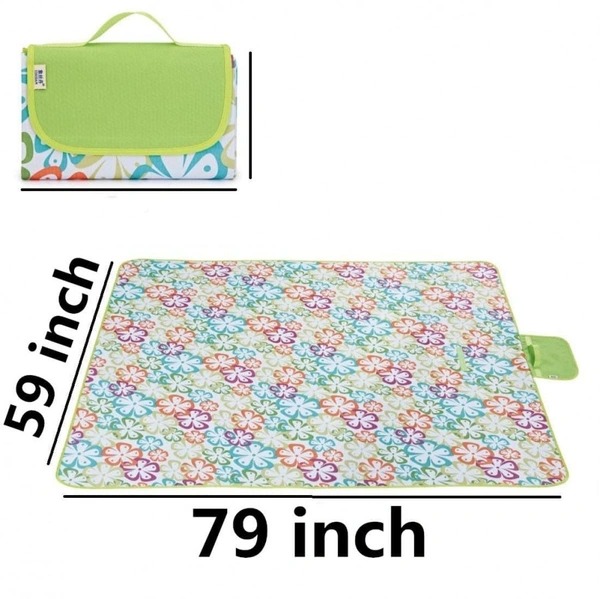 Foldable Beach Picnic Mat/ Camping Mat(Size: 79" L X 59" W)