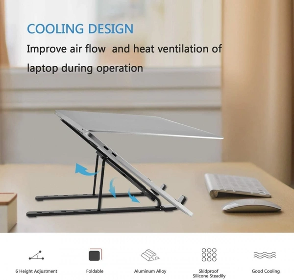Foldable Laptop Stand (Plastic)
