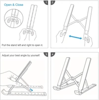 Foldable Laptop Stand (Plastic)