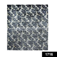 1716 Wall 3D Ceiling Wallpaper Tiles Panel Vinyl Stickers Self-Adhesive for Home (Black)
