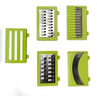 2489 Plastic 13-in-1 Manual Vegetable Grater,Chipser and Slicer