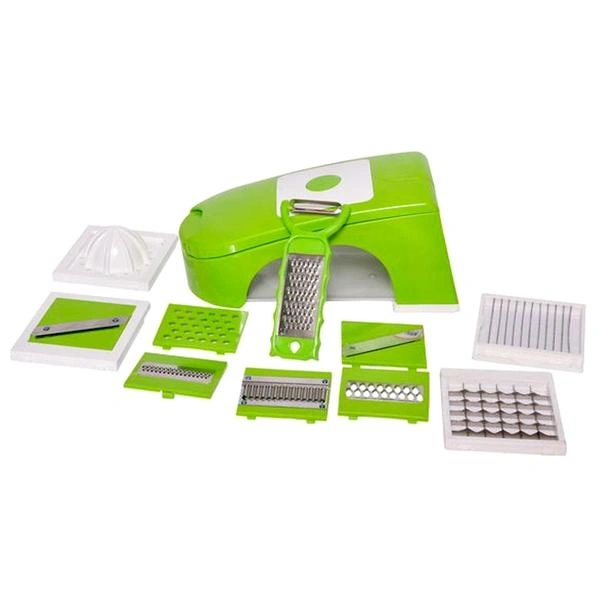 2297 12 in 1 Multipurpose Fruit & Vegetable Chopper, Slicer, Chipser, Dicer, Cutter and Grater