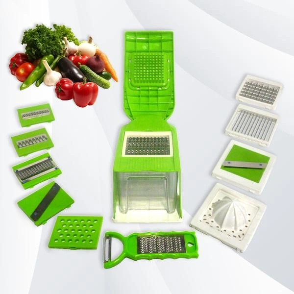 2297 12 in 1 Multipurpose Fruit & Vegetable Chopper, Slicer, Chipser, Dicer, Cutter and Grater