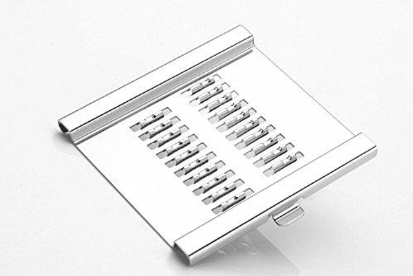 2142 6 in 1 Stainless Steel Kitchen Chips Chopper Cutter Slicer and Grater with Handle