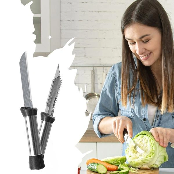 2552 Peeler Knife Combo for Home & Kitchen (Set Of 2)