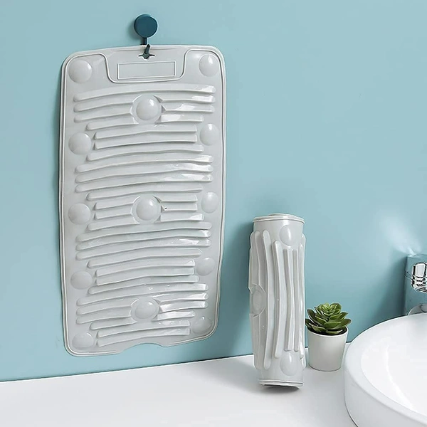 Foldable Silicon Washing Cleaning Laundry Pad